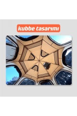 SHUFA Yağmuru ve kar yağışı izlenebilir KUBBE ÇADIRI 390*390*200CM